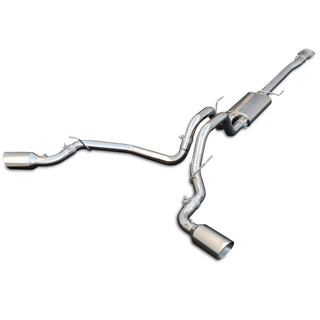 PPE 317043030 EXHAUST CAT BACK FORD F150 (2015-2022) POLISHED TUBE POLISHED TIPS