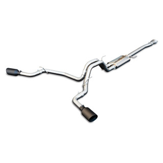 PPE 317033020 EXHAUST CAT BACK FORD F150 (2009-2014) POLISH TUBE BLACK TIPS