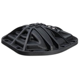 PPE 238043420 2018-2023 JEEP JL SPORT DANA-M186 HEAVY-DUTY NODULAR IRON FRONT DIFFERENTIAL COVER BLACK