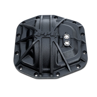 PPE 238043320 2018-2023 JEEP JL/JT DANA-M210 HEAVY-DUTY NODULAR IRON FRONT DIFFERENTIAL COVER BLACK