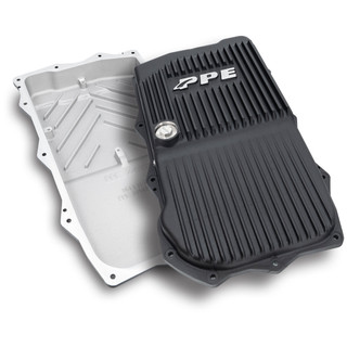 PPE 228153420 2018-2022 JEEP JL/JT 2.0L/3.0L W/ 850RE TRANSMISSION HEAVY-DUTY CAST ALUMINUM TRANSMISSION PAN BLACK