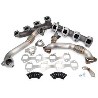 PPE 116111220 MANIFOLDS AND UP-PIPES GM 2002-2004 CA Y PIPE LB7 - BLACK