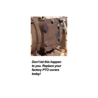 PPE 128060020 HEAVY DUTY PTO SIDE COVERS GM ALLISON 1000 AND 2000 SERIES BLACK