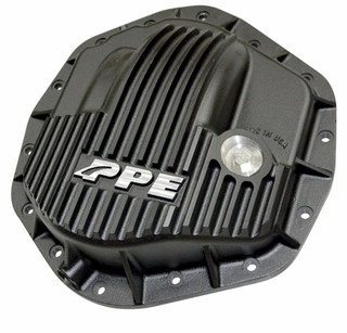 PPE 238051020 HEAVY DUTY CAST ALUMINUM REAR DIFFERENTIAL COVER GM/RAM 2500/3500 HD BLACK