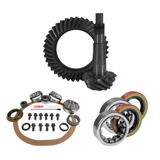 USA ZGK2189 8.25 INCH CHY 4.11 REAR RING AND PINION INSTALL KIT 1.618 INCH ID AXLE BEARINGS AND SEALS USA STANDARD