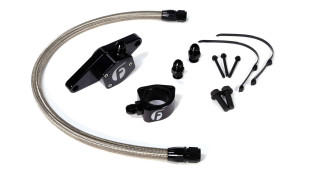 FLEECE FPE-CLNTBYPS-CUMMINS-VP-SS CUMMINS COOLANT BYPASS KIT VP 98.5-02 WITH STAINLESS STEEL BRAIDED LINE