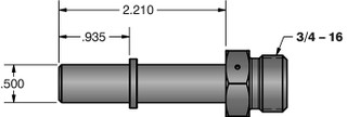 FLEECE FPE-34781-A   1/2 INCH QUICK CONNECT TO 3/4 INCH-16 O-RING (-8 AN)