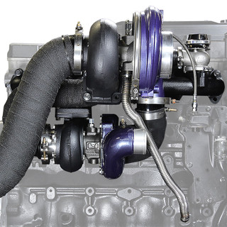 ATS 202-A35-2218 AURORA 3000/5000 COMPOUND TURBO SYSTEM FITS 1998.5-2002 5.9L CUMMINS