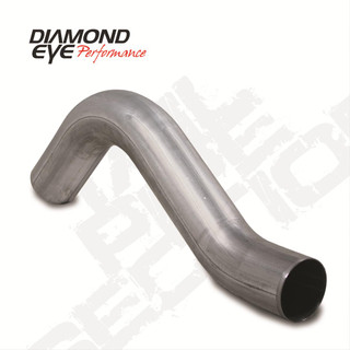DIAMOND EYE 122025 EXHAUST PIPE 4 INCH 94-07 F250/F350 SUPERDUTY -6.0L FIRST SECTION SINGLE PASS PERFORMANCE SERIES EXHAUST TAIL PIPE