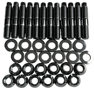 GATOR FASTENERS EMSK5967C-Cr HEAVY DUTY EXHAUST MANIFOLD STUD KIT FOR DODGE/RAM (1994-20) 5.9L AND 6.7L CUMMINS DIESEL (CHROME)