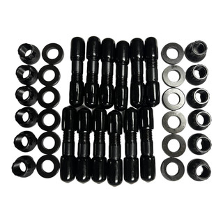 GATOR FASTENERS EMSK5967C-BLK HEAVY DUTY EXHAUST MANIFOLD STUD KIT FOR DODGE/RAM (1994-20) 5.9L AND 6.7L CUMMINS DIESEL (BLACK OXIDE)