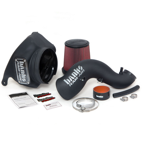 BANKS POWER 42255 RAM-AIR COLD AIR INTAKE SYSTEM WITH OILED FILTER FOR 13-18 CUMMINS 6.7L 24V
