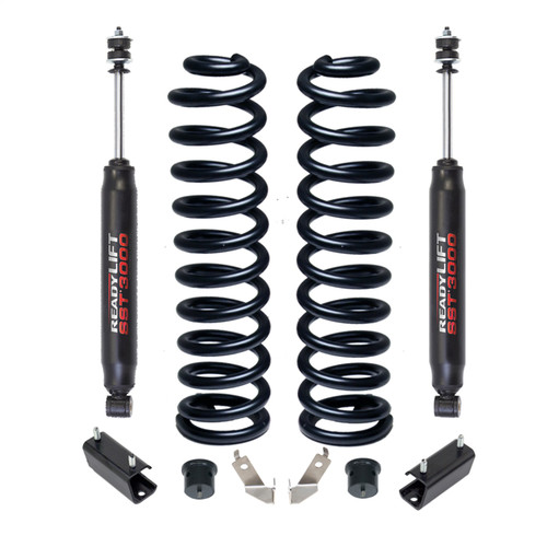 READYLIFT 46-2725 2.5" COIL SPRING FRONT LIFT KIT W/SST3000 SHOCKS- FORD SUPER DUTY DIESEL 4WD 2011-2022 READYLIFT 46-2725 2.5" COIL SPRING FRONT LIFT KIT W/SST3000 SHOCKS- FORD SUPER DUTY DIESEL 4WD 2011-2022
