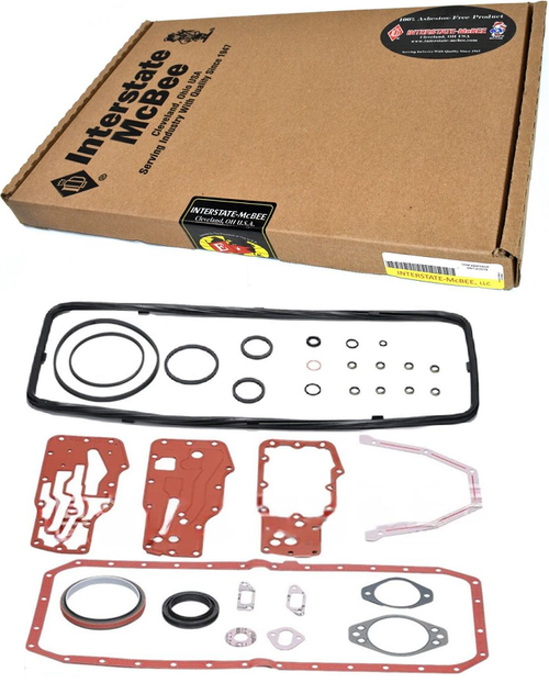 INTERSTATE-MCBEE M-4955355 LOWER ENGINE GASKET SET 07.5–10 6.7L CUMMINS (AFTERMARKET REPLACEMENT)