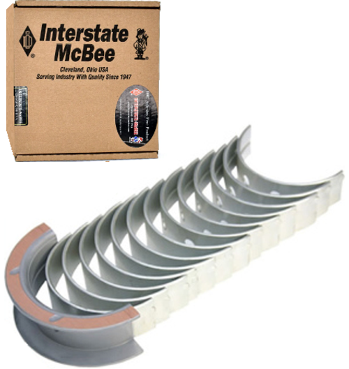 INTERSTATE-MCBEE M-4955853 MAIN BEARING SET STANDARD 89-18 5.9L/6.7L CUMMINS (AFTERMARKET)