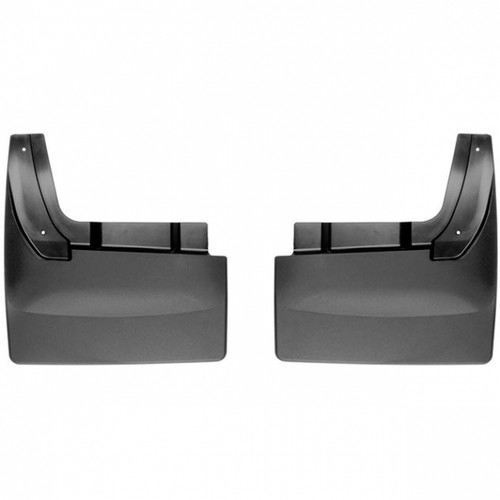 WEATHERTECH 120081 NO DRILL MUDFLAPS BLACK 2010 + DODGE RAM 3500