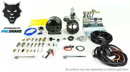 PACBRAKE C40008 IN LINE MOUNT 4 INCH PRXB HP EXHAUST BRAKE KIT FOR FORD 95-98 POWERSTROKE 7.3L ENGINE (AUTO / MANUAL)