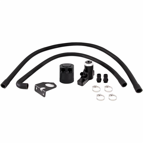 MISHIMOTO MMBCC-F2D-08BE  BAFFLED OIL CATCH CAN KIT  2008-2010 FORD POWERSTROKE 6.4L MISHIMOTO MMBCC-F2D-08BE  BAFFLED OIL CATCH CAN KIT  2008-2010 FORD POWERSTROKE 6.4L