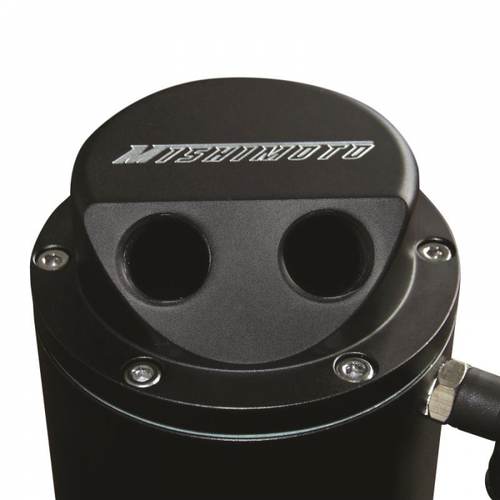 MISHIMOTO MMOCC-RB  ALUMINUM OIL CATCH CAN - LARGE BLACK MISHIMOTO MMOCC-RB  ALUMINUM OIL CATCH CAN - LARGE BLACK