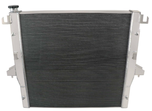 CPP DIESEL ALUMINUM RADIATOR WITH DIRECT-FIT DUAL ELECTRIC COOLING FANS FOR 2003-2010 DODGE RAM WITH 5.9L & 6.7L CUMMINS ENGINE