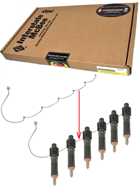 INTERSTATE-MCBEE M-3909696 FUEL INJECTOR RETURN MANIFOLD 89-93 5.9L CUMMINS (AFTERMARKET REPLACEMENT) INTERSTATE-MCBEE M-3909696 FUEL INJECTOR RETURN MANIFOLD 89-93 5.9L CUMMINS (AFTERMARKET REPLACEMENT)
