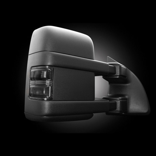 RECON 264140BK AMBER LED SMOKED LENS MIRROR LIGHTS FOR 2008-2016 FORD SUPER DUTY