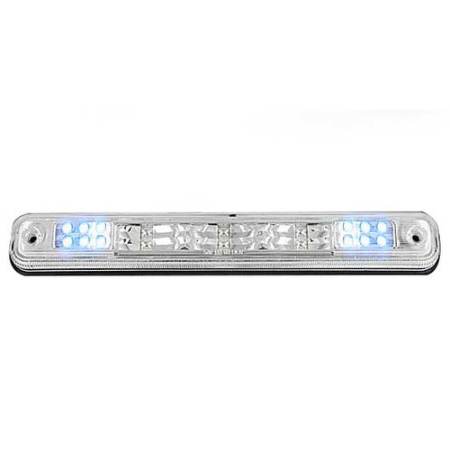 RECON 264123CL CLEAR LENS LED THIRD BRAKE LIGHT FOR 1994-1998 GM FULL SIZE (REGULAR/CREW CAB)