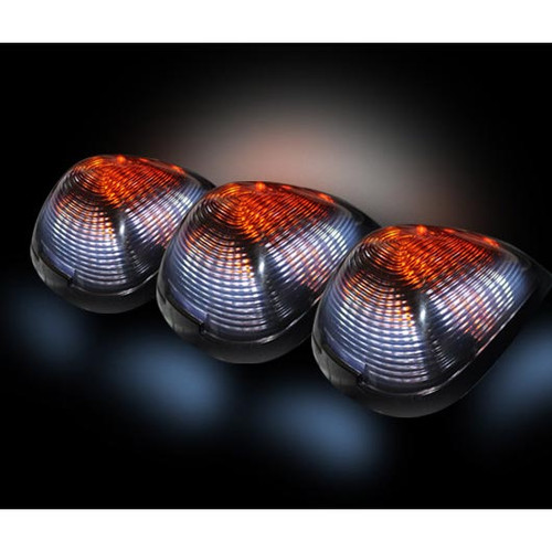 RECON 264143CLS CLEAR STROBING LED CAB LIGHTS FOR 1999-2016 FORD SUPER DUTY