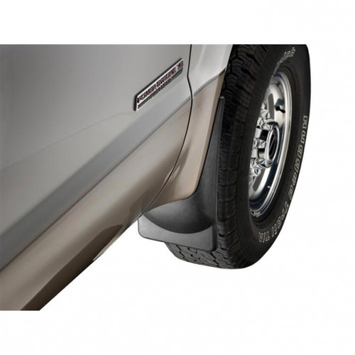 WEATHERTECH 110001 NO-DRILL DIGITALFIT FRONT MUDFLAPS 2000-2005 FORD EXCURSION (WITHOUT FACTORY FENDER FLARES) | 1999-2007 FORD F-250/F-350 SUPER DUTY (WITHOUT FACTORY FENDER FLARES)