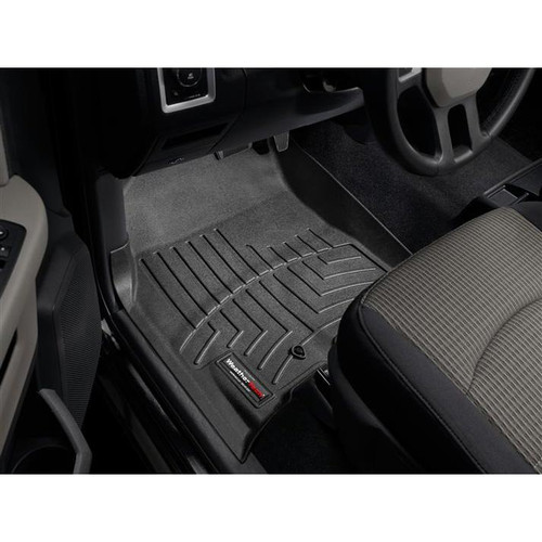WEATHERTECH 442161 FRONT FLOORLINER, BLACK FOR 2010-2012 RAM 2500/3500 (CREW/MEGA CAB - WITH DRIVER FLOOR HOOK, W/O PTO KIT) WEATHERTECH 442161 FRONT FLOORLINER, BLACK FOR 2010-2012 RAM 2500/3500 (CREW/MEGA CAB - WITH DRIVER FLOOR HOOK, W/O PTO KIT)