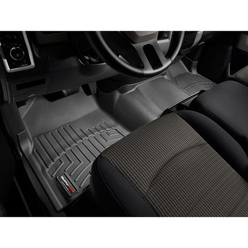 WEATHERTECH 443281 FRONT FLOORLINER, BLACK FOR 2010-2012 RAM (CREW/MEGA CAB - W/O 4X4 FLOOR SHIFTER)(OVER-THE-HUMP) WEATHERTECH 443281 FRONT FLOORLINER, BLACK FOR 2010-2012 RAM (CREW/MEGA CAB - W/O 4X4 FLOOR SHIFTER)(OVER-THE-HUMP)