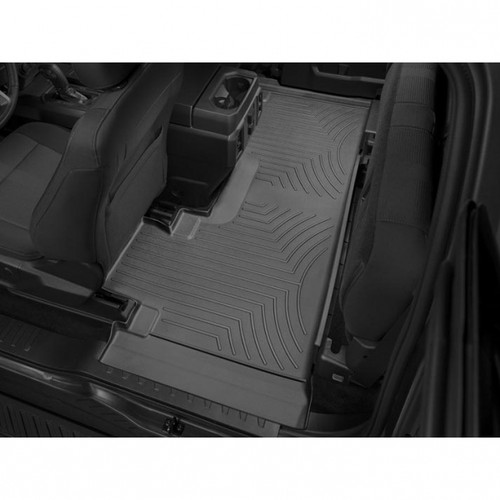 WEATHERTECH 446973 REAR FLOORLINER, BLACK FOR 2017-2019 FORD SUPER DUTY