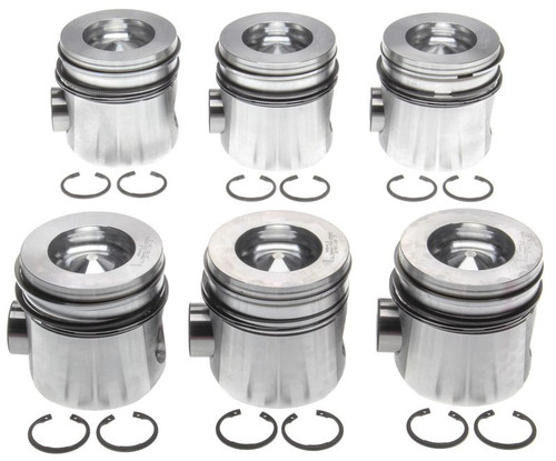 MAHLE 224-3355WR PISTON KIT W/RINGS (STD) FOR 98.5-02 CUMMINS 5.9