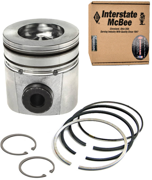 INTERSTATE-MCBEE M-3800785 PISTON KIT .040 OVER 98.5–02 5.9L CUMMINS (AFTERMARKET REPLACEMENT)