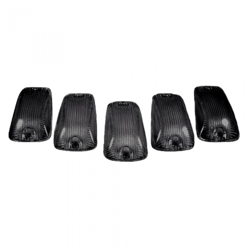 RECON 264159BK SMOKED LENS AMBER CAB LIGHTS FOR 1988-2002 GM SILVERADO/SIERRA