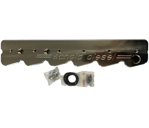 SCHEID DIESEL 40240445 CUMMINS 12 VALVE BILLET ONE PIECE VALVE COVER (WITH ROCKER TOWER SUPPORT) 1994-1998 DODGE CUMMINS 5.9L 12V