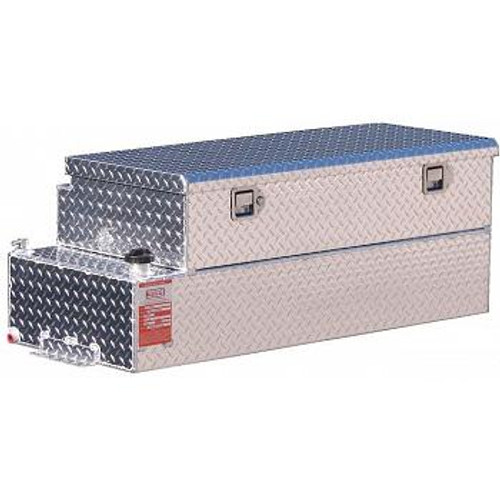 ATI FUEL TANKS AUX30CBRG 30 GALLON RECTANGLE SHAPED AUXILIARY TANK/TOOLBOX COMBO – GASOLINE – NO INSTALL KIT