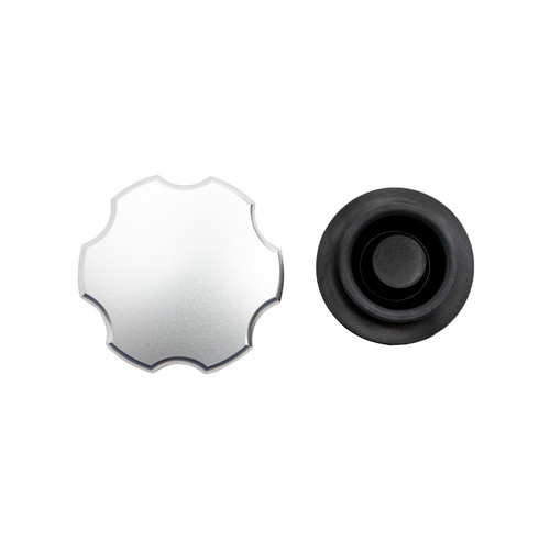 WEHRLI CUSTOM FAB WCF100215  99-22 GM 1500/2500/3500 BILLET ALUMINUM BRAKE MASTER CYLINDER CAP - CLEAR ANODIZED