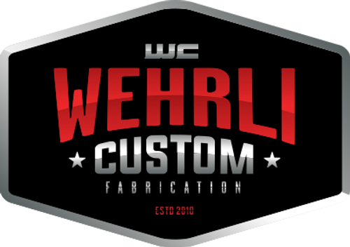 WEHRLI CUSTOM FAB WCF100392  2020+ GMC 2500/3500HD FENDER FLARE MARKER LIGHT DELETE KIT W/LOGO - FINE TEXTURE BLACK