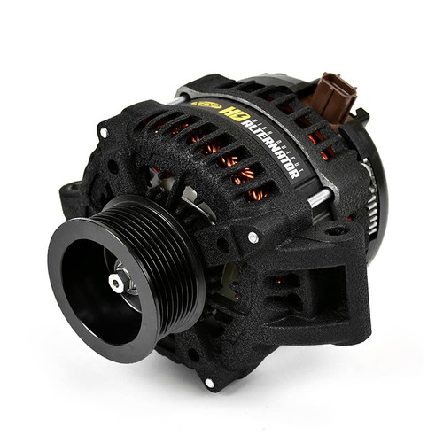 XDP XD353 WRINKLE BLACK HD HIGH OUTPUT ALTERNATOR FOR 08-10 FORD SUPERDUTY WITH 6.4L POWERSTROKE ENGINE
