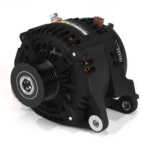 XDP XD512 HD HIGH OUTPUT ALTERNATOR (NEW) WRINKLE BLACK FOR 03-07 DODGE RAM WITH CUMMINS ENGINE