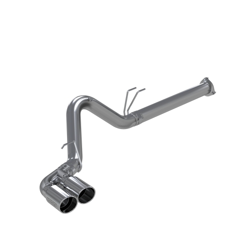 MBRP S6288409 4" DPF-BACK DUAL OUTLET SINGLE SIDE ARMOR PLUS — 2011–2016 FORD SUPER DUTY 6.7L POWER STROKE