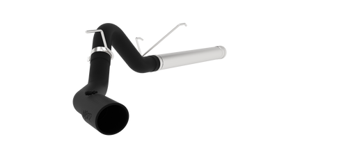 MBRP S6130BLK 4" BLACK SERIES FILTER-BACK EXHAUST SYSTEM — 2007.5–2012 DODGE RAM 6.7L CUMMINS