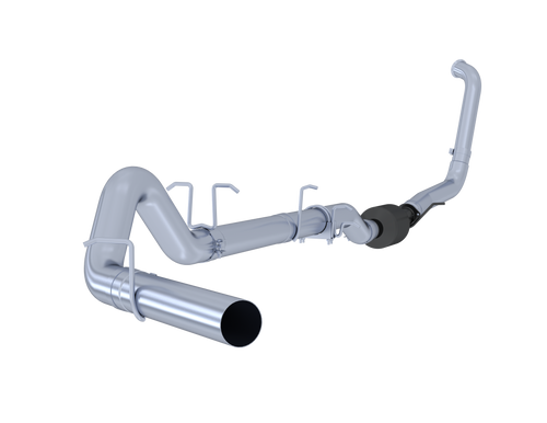 MBRP S6212PLM 4" TURBO BACK SINGLE SIDE EXIT NO MUFFLER FOR 2003–2007 FORD F-250/F-350 6.0L (EC/CC)