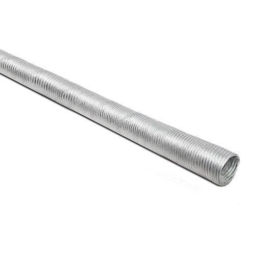 THERMO TEC 17100 HEAT SLEEVE 1 INCH X 3 FOOT WIRE/HOSE INSULATION UP TO 750 DEGREE SILVER THERMO FLEX
