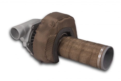 THERMO TEC 15042 TURBO HEAT SHIELD T4 INSULATING KIT CARBON FIBER COLOR KIT