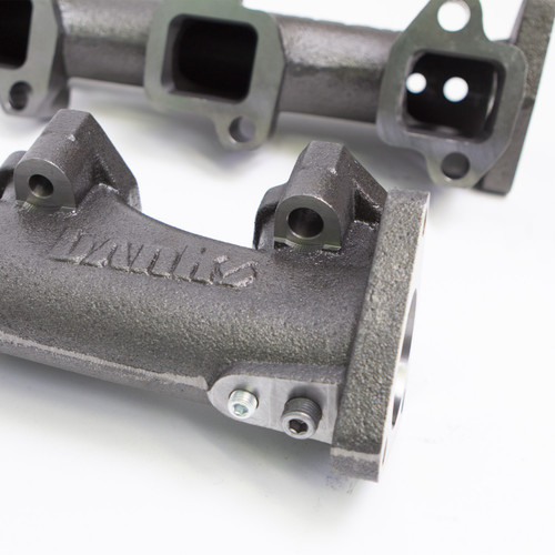 BANKS POWER 51007 RACING EXHAUST MANIFOLD RACE PORTED 1.77 INCH X 1.58 INCH INLET PORTED 2.12 INCH OUTLET FOR 01-16 GM DURAMAX 6.6LLBZ-LML