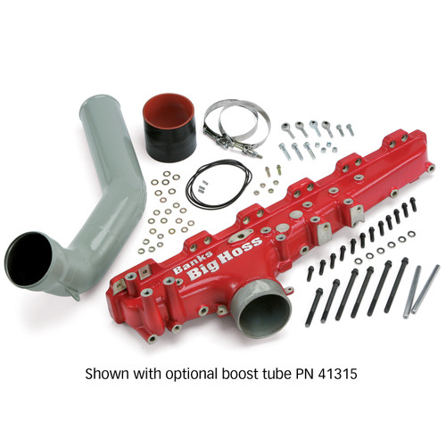 BANKS POWER 42747 RACING INTAKE MANIFOLD RED POWDER-COATED FOR 03-07 CUMMINS 5.9L 24V BANKS POWER 42747 RACING INTAKE MANIFOLD RED POWDER-COATED FOR 03-07 CUMMINS 5.9L 24V