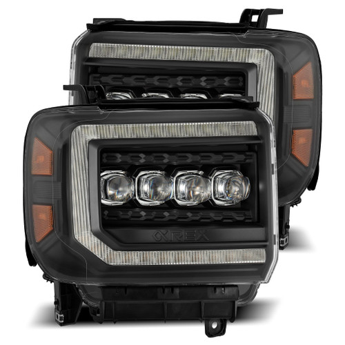 ALPHAREX 880617 14-18 GMC SIERRA NOVA LED PROJ HEADLIGHTS PLANK STYLE BLACK W/ACTIV LIGHT/SEQ SIGNAL/DRL ALPHAREX 880617 14-18 GMC SIERRA NOVA LED PROJ HEADLIGHTS PLANK STYLE BLACK W/ACTIV LIGHT/SEQ SIGNAL/DRL
