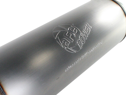 AFE 49-91012 MACH FORCE-XP 5" 409 STAINLESS STEEL MUFFLER 5"ID/OUTLET X 30" OVERALL LENGTH, 8"BODY DIAMETER